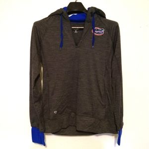Colosseum woman's Large FL Gator half-zip hoodie